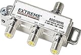 Extreme 3 Way Balanced HD Digital High Performance 5-1002MHz Coax Cable Splitter - BDS103HB (5.5 dB / 5.5 dB / 5.5 dB out)