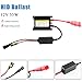 2Pcs Slim HID Ballast 55W 12V Car HID Xenon Ballast Replacement for H1 H3 H7 H8 H9 H11 9005 9006 H4 Headlight Xenon Lamp Bulb