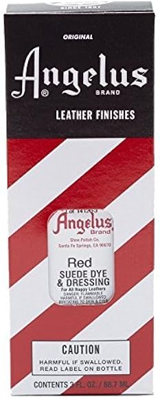 red suede shoe dye