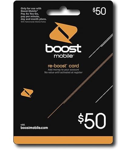 Amazon.com: Boost Mobile $20.00 Reboost Prepaid Refill Card : Cell Phones &  Accessories