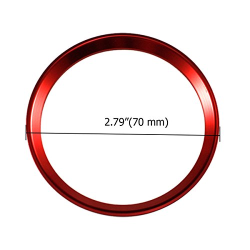 4 Pieces Blue Alloy Car Wheel Rim Center Cap Hub Rings Decoration For Audi A3 A4 A5 Q3 Q5 Q7 TT Quattro, BMW X1 X3 X5 1 3 5 6 7 Series