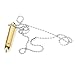 Large Stainless Steel Bullet Pendant Necklace Pill Case Holder Cremation Urn Case- Golden