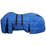 Belly Wrap Horse Blanket 600D Light Weight Quilted Royal Blue, 75"