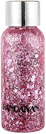 Loose Powder Glitter, EVAEVA Full Coverage New Foundation Liquid, Face&Body Gel Eye Shadow Glitter Kit Mix Gel,Luminous Radiance Radiant Touch Concealer