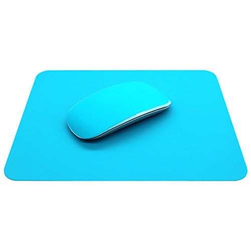 HRH 2 in 1 Matching Candy Color Aqua Green Silicone Standard Mouse Pad And For Apple Magic Mouse Mouse Skin Mouse Cover