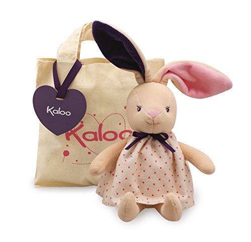 Kaloo Petite Rose Plush Toy Plus Tote Bag, Rabbit