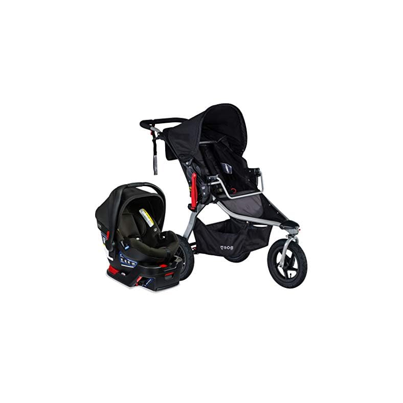 BOB Gear Rambler Travel System with B-Safe Gen2 Infant Car Seat Black