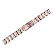 Xuexy 16mm Quick Release Pins Motorola Moto 360 42mm 2nd Gen Stainless Steel Watch Band Strap Replacement Bracelet (Moto 360 2nd Gen 42mm Women's 2015), Rose Gold