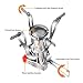 Etekcity Ultralight Portable Outdoor Backpacking Camping Stove with Piezo Ignition (Orange, 1 Pack)thumb 1