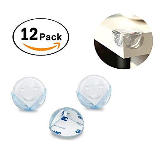 Corner Cover Table Corner Edge Corner Guards High Resistant Adhesive Gel Best Baby Proof Corner Guards Stop Child Head Injuries Tables, Furniture & Sharp Corners Baby Proofing Corner Protectors 12 Pcs