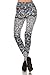 Leggings Depot Ultra Soft Women's Popular Best Printed Fashion Leggings Batch10 (Regular (Size 0-12), Fine China)