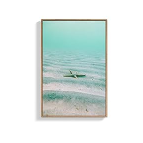 Framed Canvas Wall Art for Living Room, Bedroom Seaside Canvas Prints for Home Decoration Ready to Hang - 16x24 inches