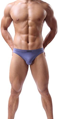 CAESER ARCHY Men's One Pack Thong Bikinis Solid Color Low Rise Brief