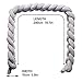 Hbitsae Baby Crib Bumper Knotted Braided Plush 78.7 inch 2m Baby Crib Bumper Knotted Nursery Gift Pillow for Newborns Bed Sleep Bumper (Gray)