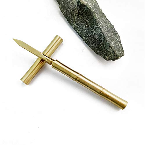 comboss Ice Pick 6" Ultra Sharp All Copper with Safety Cover Wine & Cocktail Tool for Kitchen Bar