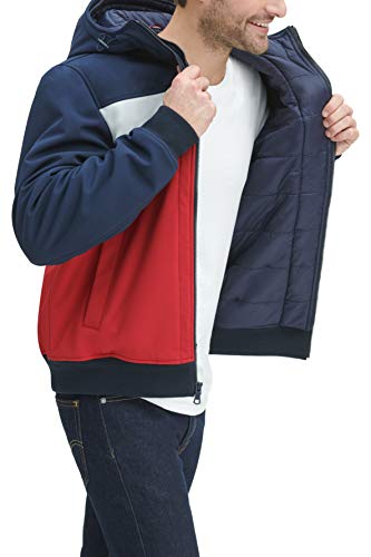 Tommy+Hilfiger+Men%27s+L+Soft+Shell+Hooded+Bomber+Jacket+Heather+Grey+ ...