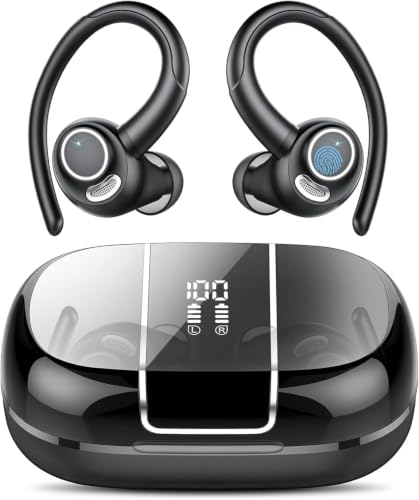 Bluetooth Kopfhörer Sport in Ear Kopfhörer Kabellos Bluetooth mit Ohrbügel
