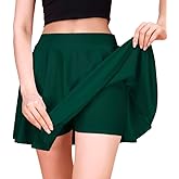 TRENDMALLS Girl's/Women's Classic Stretchy All Time Trendy Mini Skater Knee Length Solid Skirt women girls