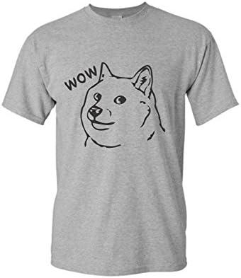 Uink WOW DOGE FACE Men's Funny T-shirt
