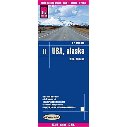 USA11: Alaska, mapa impermeable de carreteras. Escala 1:2.000.000 impermeable. Reise Know-How. (12m) USA11: Alaska, mapa impermeable de carreteras. Escala 1:2.000.000 impermeable. Reise Know-How. (12m)