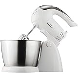 Brentwood Sm-1152 5-Speed Stand Mixer With Bowl, White, 3 quart