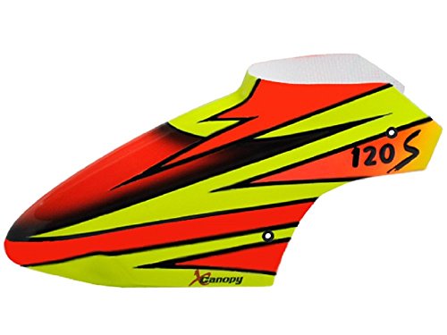 XCanopy Airbrush Fiberglass Red Blade Canopy - BLADE 120 S XCanopy Airbrush Fiberglass Red Blade Canopy - BLADE 120 S