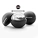 SUMPRI Sphere Ice Mold -2.5 Inch Silicone Ice Ball Maker With Lid For Whiskey Glasses [4 Pack] -FREE 4 Inch Stainless Steel Cocktail Picks -Round Ice Cubes Will Keep Your Drink Cold Longer