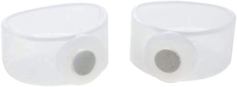 4pcs=2 Pair Silicone Foot Massage Magnetic Toe Ring Fat Burning Slimming Burn Women Lose Weight Fast Reduce Body Tool