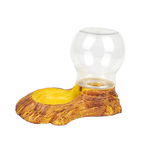 YaptheS Reptile Automatic Water Feeder Vivarium Landscaping Decor Amphibian Tortoise Food Basin Lizard Water Feeder
