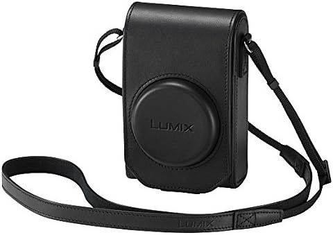 Panasonic LUMIX DMW-PHS84XEK Leather Case for TZ101 with Shoulder Strap and Belt Loop - Black