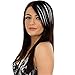 Kaned Colorful Hair Bangs Wig Clip Seamless Piece Tassel Clip Hair Extension Wig Accessory Hairstyle,Pure White (CLH-60#)thumb 4