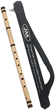 JAS Bansuri, Concert Quality, D Size 17 Inch / 43 Cm Long, Transverse