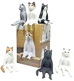 Kitan Club - Sitting Cat Plastic Toy - Blind Box Includes 1 of 6 Collectable Figurines - Fun, Versatile Decoration - Authentic Japanese Design - Made from Durable Plastic