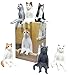 Kitan Club - Sitting Cat Plastic Toy - Blind Box Includes 1 of 6 Collectable Figurines - Fun, Versatile Decoration - Authentic Japanese Design - Made from Durable Plastic