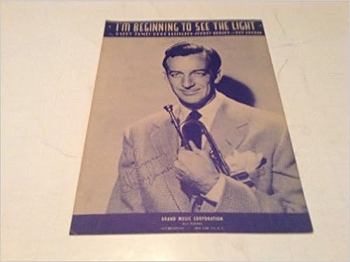 I M Beginning To See The Light Piano Vocal Harry James Duke Ellington Johnny Hodges Don George Amazon Com Books