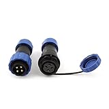 uxcell Pair Waterproof Aviation Cable Connector