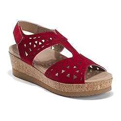 Earth Shoes Buran Rosa Women's Bright Red 6.5 Medium
