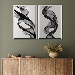 MUDECOR Framed Canvas Print Wall Art Set Flowing