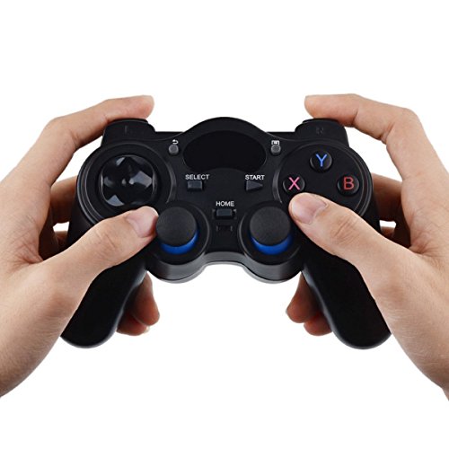 XFUNY Universal 2.4G Wireless Game Controller Gamepad Joystick for Android TV Box Tablets PC Windows 8/7/XP with Stents