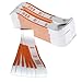 Pap-R Products Currency Straps, Orange, $50 in Dollar Bills, 1000 Bands/Pack