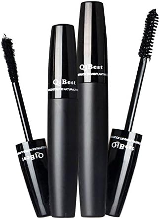 3D Fiber Mascara, VereBeauty Premium Fiber Mascara, Thicker &amp; Longer Lashes, Waterproof &amp; Smudge Proof, Non-Toxic Hypoallergenic Ingredients (Black)