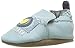 Robeez Boys' Snap Shot Loafer, Baby Blue, 12-18 Months M US Infant