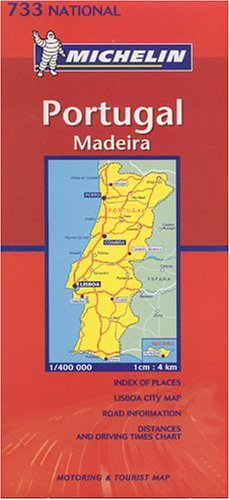 Michelin Portugal Folded Map: Motorist & Touring Map (Michelin Maps) by