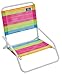 RIO Beach Wave 1-Position Beach Folding Sand Chair – Summer Stripesthumb 2