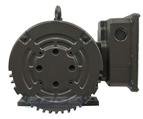 NEW WEG 7.5HP HEAVY DUTY AIR COMPRESSOR ELECTRIC MOTOR 3450 RPM, 1 PHASE, 184T FRAME, 230VOLT, CAST IRON FRAME - Thumbnail 5