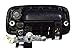 PT Auto Warehouse TO-3246MA-FR - Outside Exterior Outer Door Handle, Black Housing with Chrome Lever - Passenger Side Front
