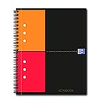 Oxford Office 100102880 Active Book Lot de 5 Cahier bureau reliure intégrale 160 pages Orange
