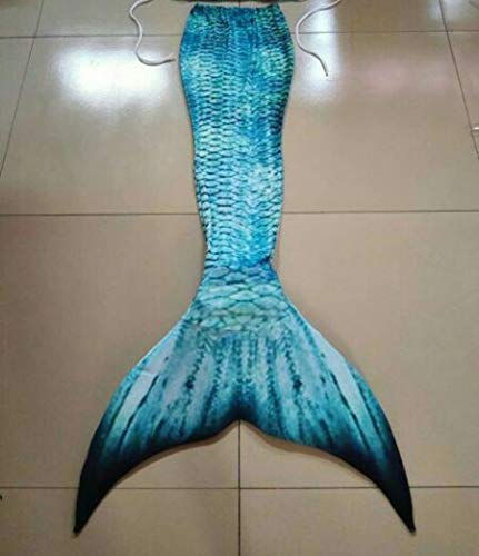 Dunnomart Mermaid Tail Monofin Women Costume Swimming Swimmable Mermaid Tail Cosplay Halloween Costumes