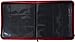 BCW Z-Folio LX Zipper Portfolio Red 12 Pocket Playset Album