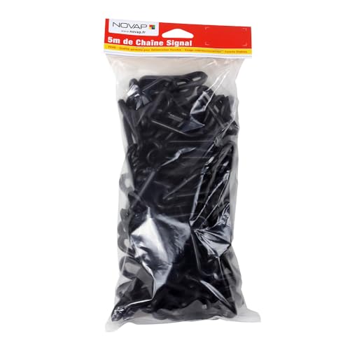 Novap – segnale in plastica, 6 mm di diametro – 5 m – nero